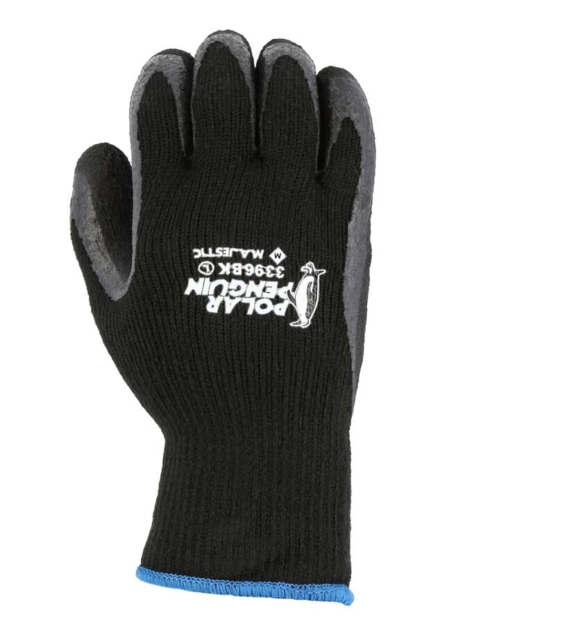 Polar Penguin Winter Lined Napped Terry Glove with Foam Latex